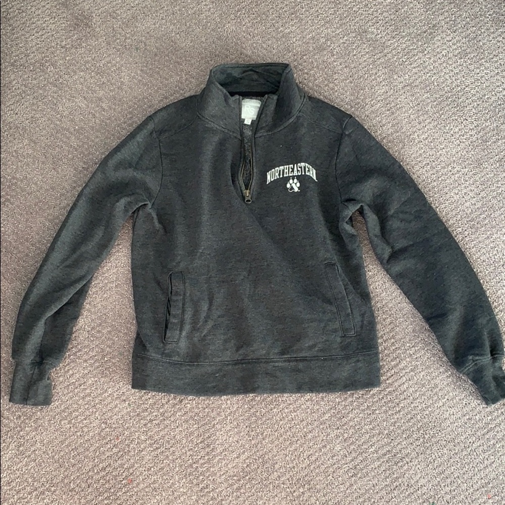 Northeastern Quarter Zip Sweatshirt